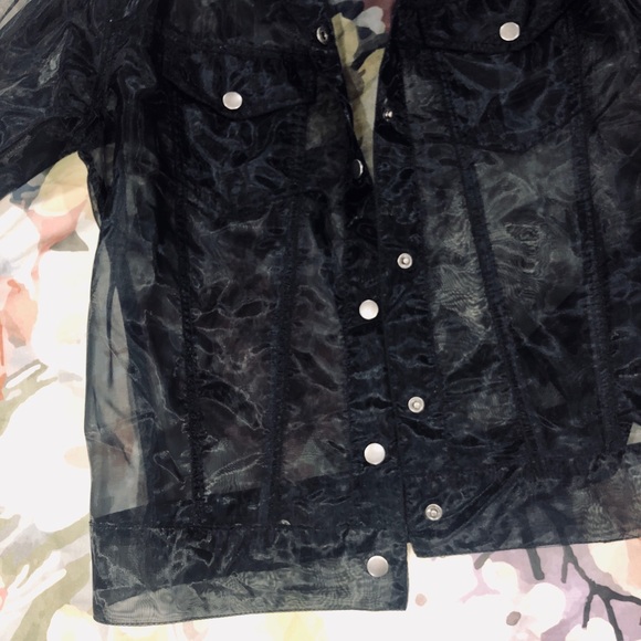 Black Trendy Jacket- Tagged - Picture 3 of 4